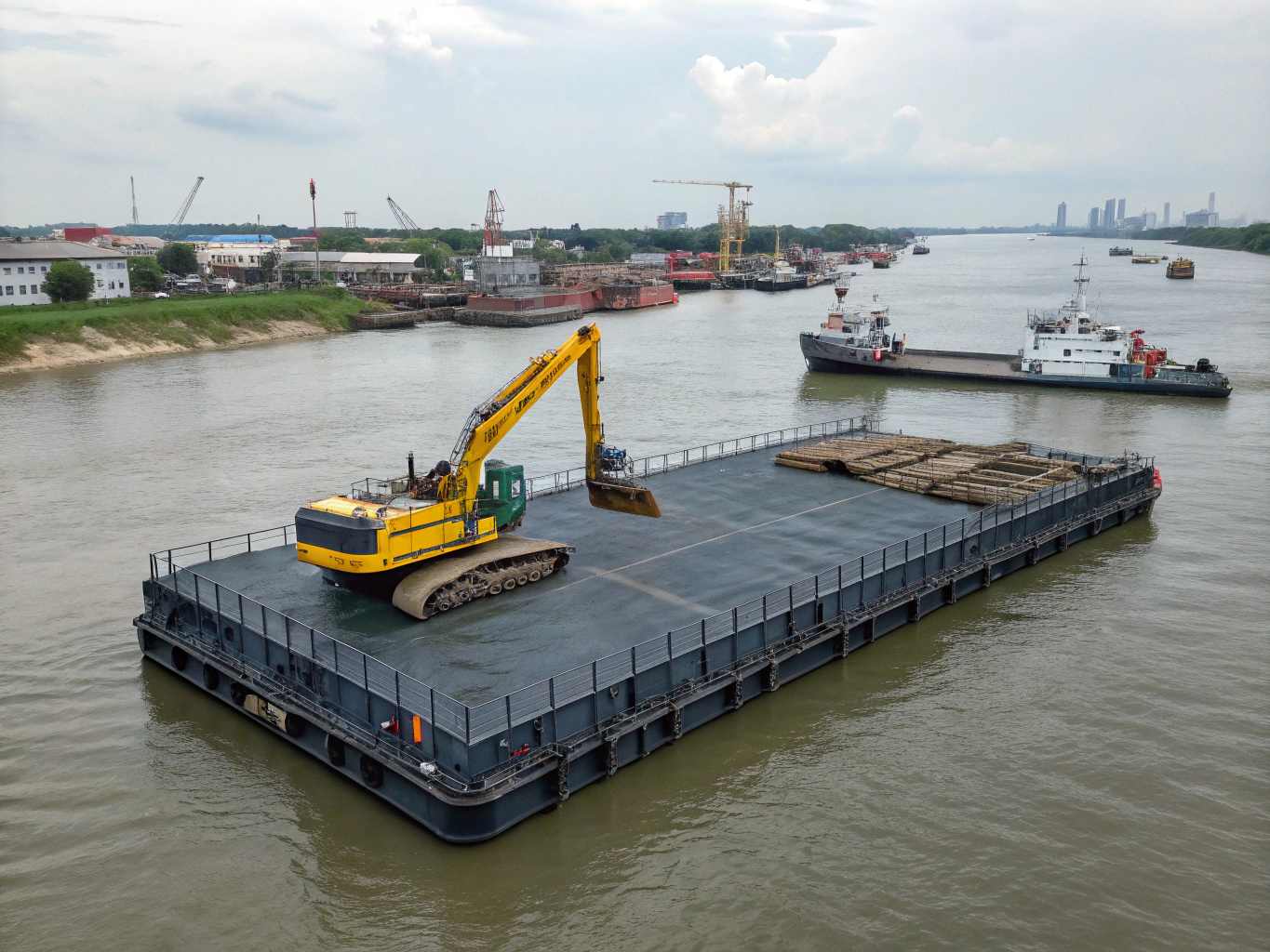Dredging of Bahr Hadous Drain using suct...