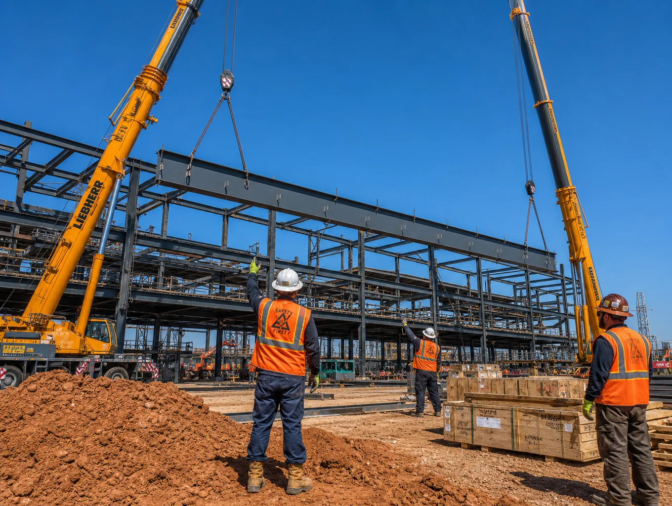 Necessary works for the construction of...